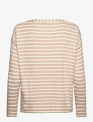 Tom Tailor - T-shirt stripe - langärmlige tops - beige offwhite stripe - 2