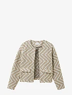 colourful blazer jacket - BEIGE STRUCTURE DESIGN