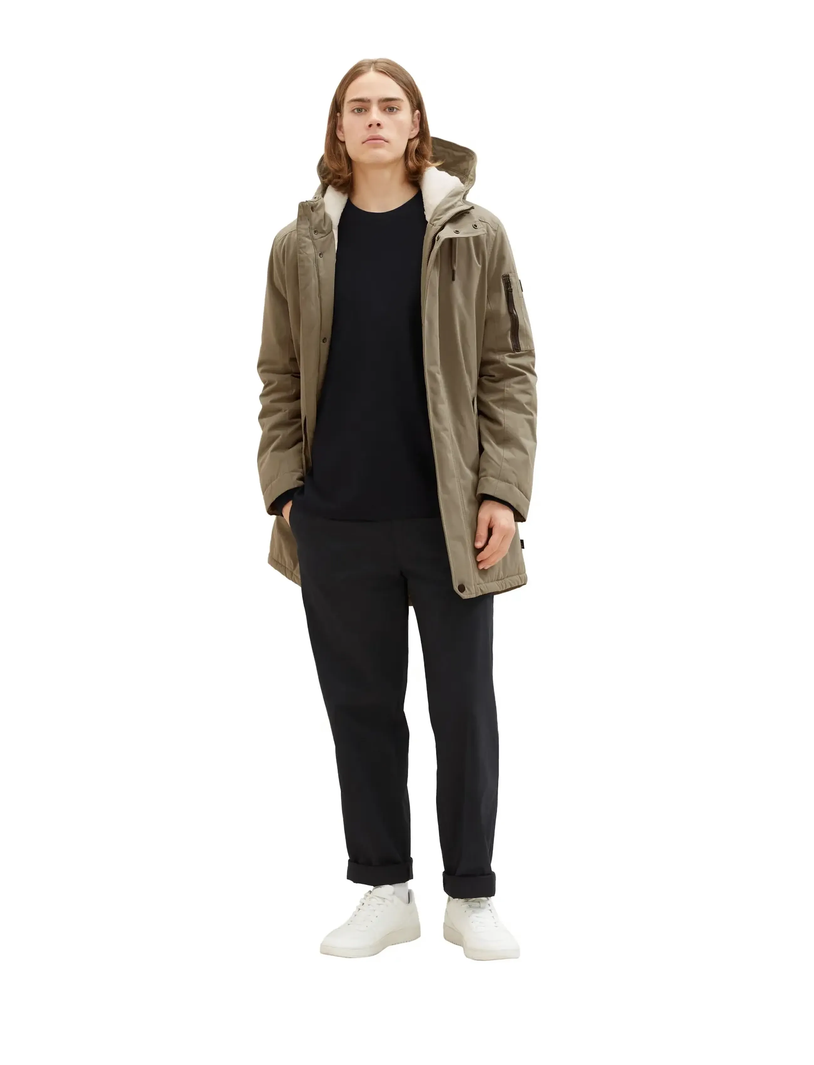 Tom Tailor - soft parka - parkad - dusty olive green - 4
