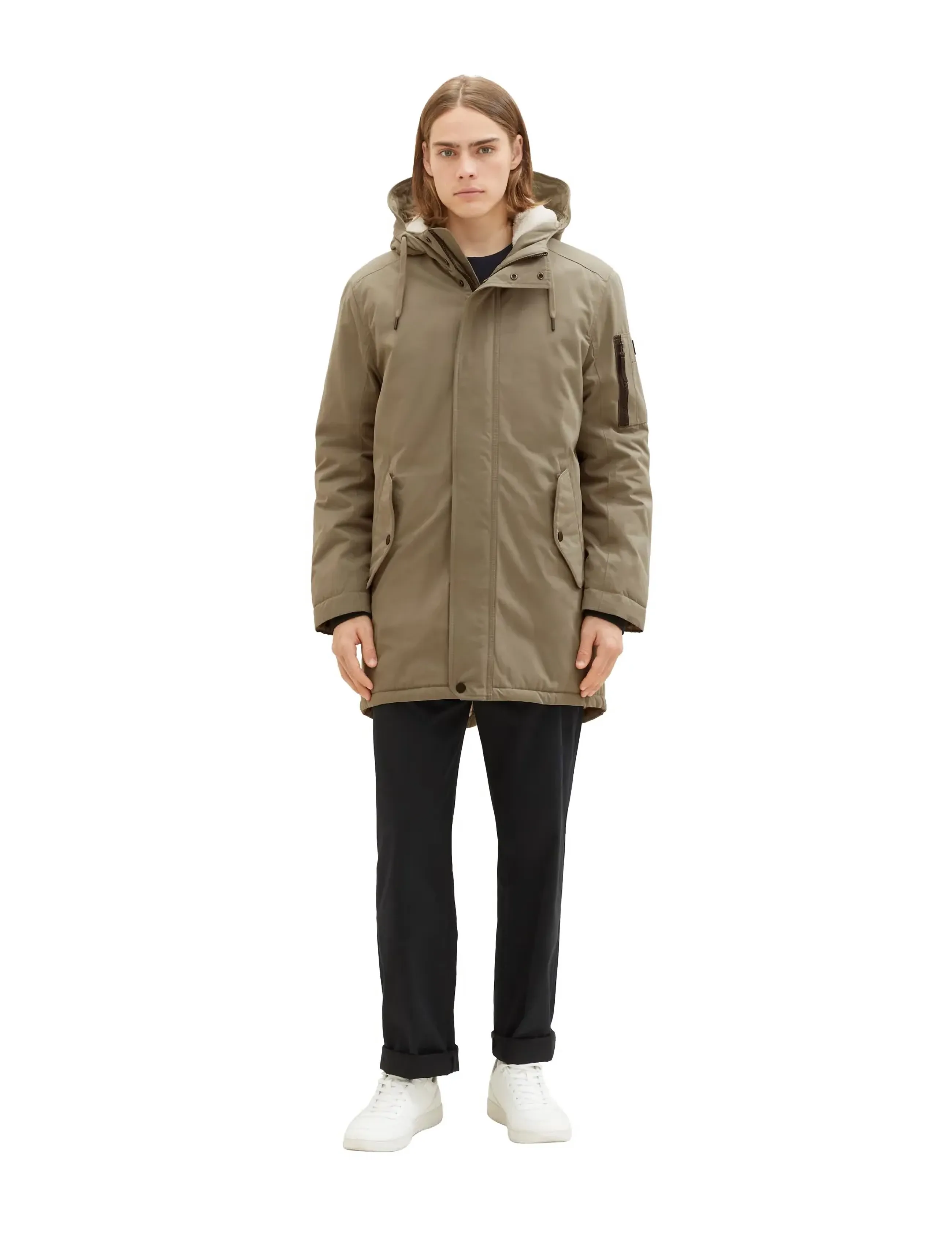Tom Tailor - soft parka - parkad - dusty olive green - 5