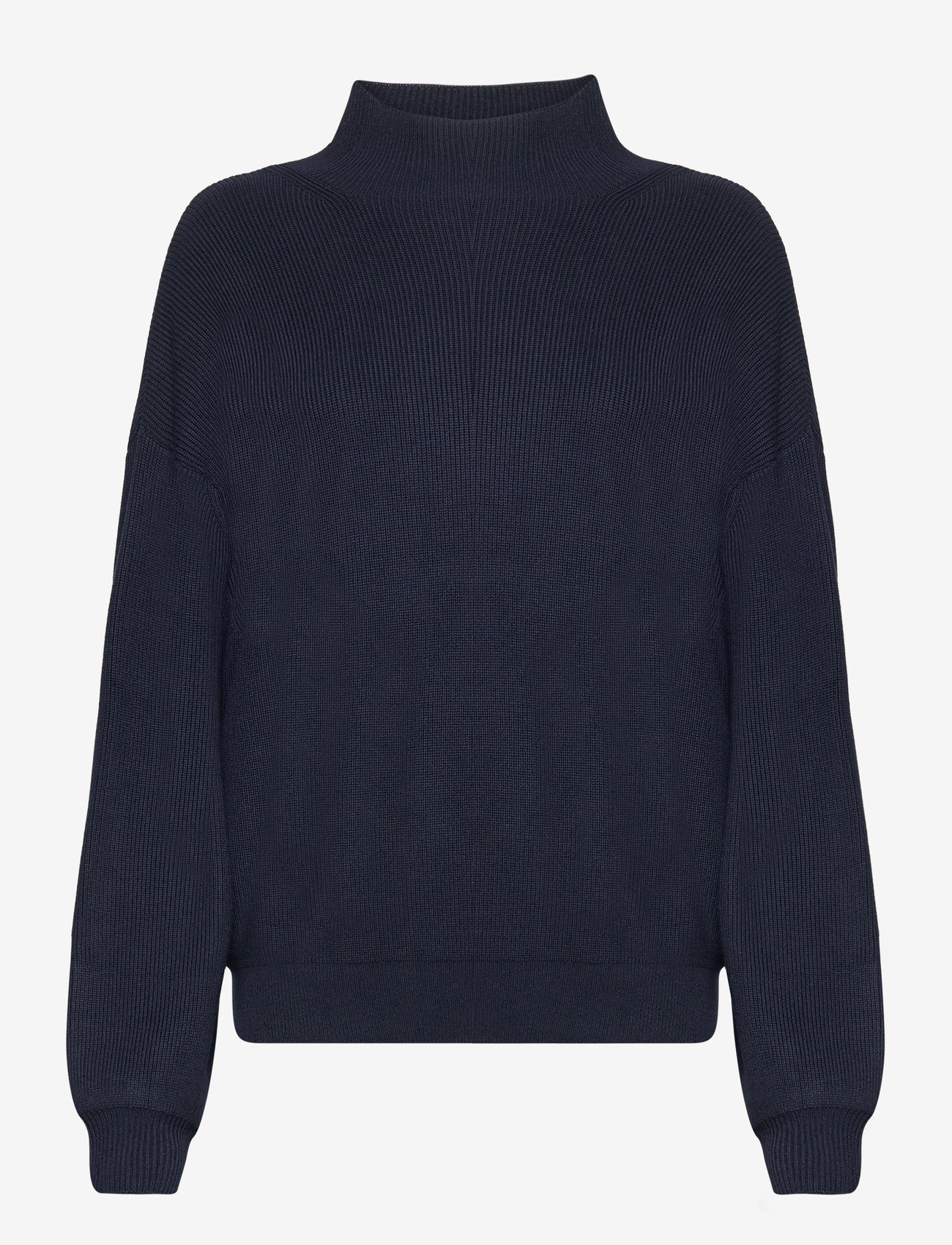 Knit mock neck pullover - SKY CAPTAIN