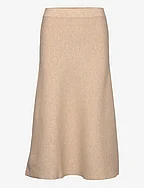 Skirt knitted a-shaped - DOESKIN MELANGE