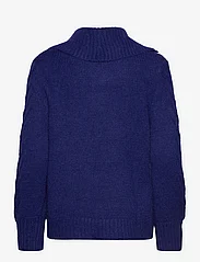 Tom Tailor - Knit pullover troyer - tröjor - crest blue melange - 1