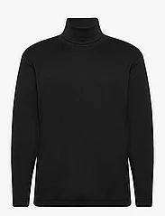Tom Tailor - longsleeve turtleneck - long-sleeved t-shirts - black - 0