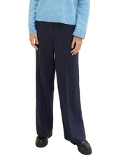 Tom Tailor - Tom Tailor Lea straight - tailored trousers - navy pinstripe - 6