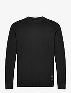 basic longsleeve t-shirt - BLACK