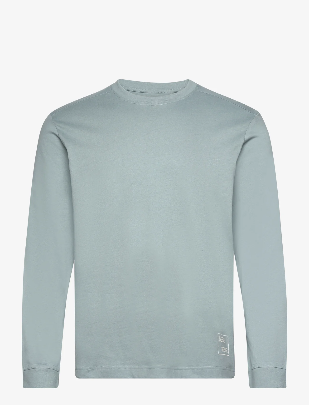 Tom Tailor - basic longsleeve t-shirt - alhaisimmat hinnat - grey mint - 0