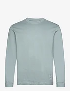 basic longsleeve t-shirt - GREY MINT