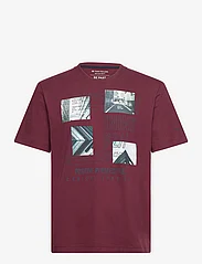 Tom Tailor - printed t-shirt - lägsta priserna - tawny port red - 0