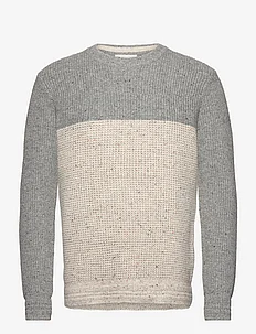 nep structured crewneck knit, Tom Tailor