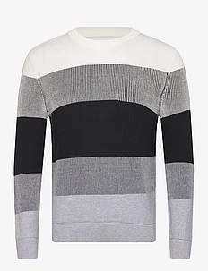 structured colorblock  knit, Tom Tailor