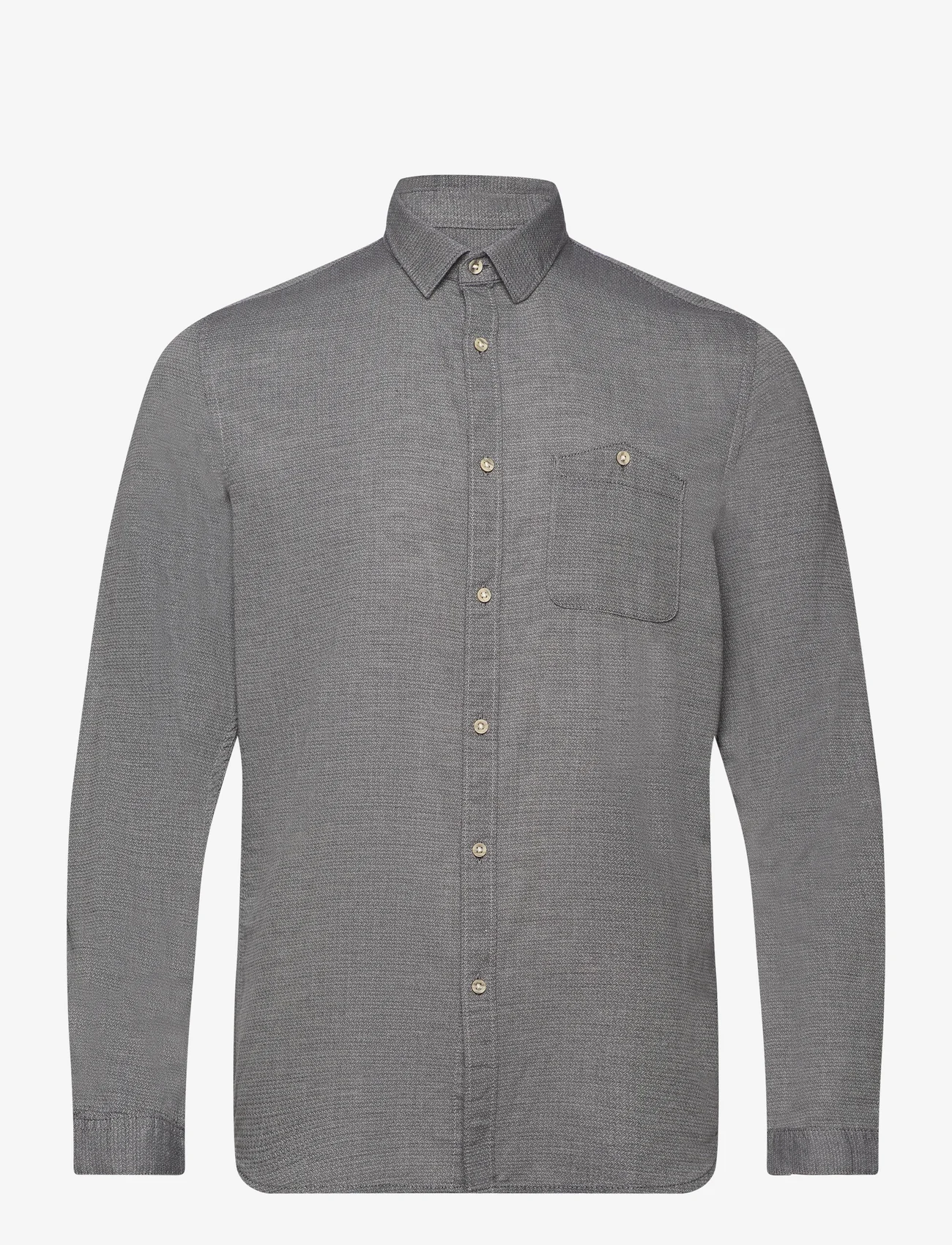 Tom Tailor - structured shirt - basic skjorter - navy off white structure - 0