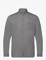 Tom Tailor - structured shirt - peruskauluspaidat - navy off white structure - 0