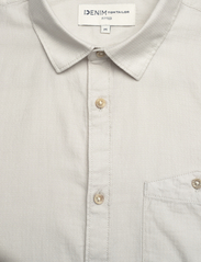 Tom Tailor - structured shirt - peruskauluspaidat - grey off white structure - 2