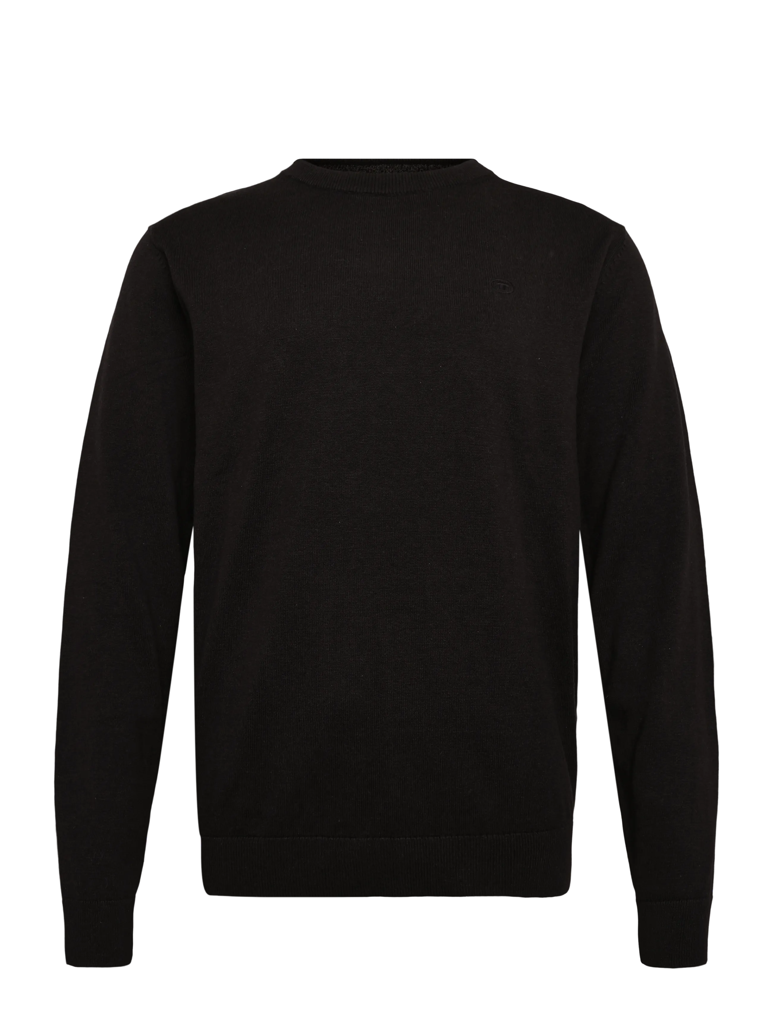 Tom Tailor basic crewneck knit - Ümara kaelusega - DARK CHOCOLATE BROWN MELANGE / brown