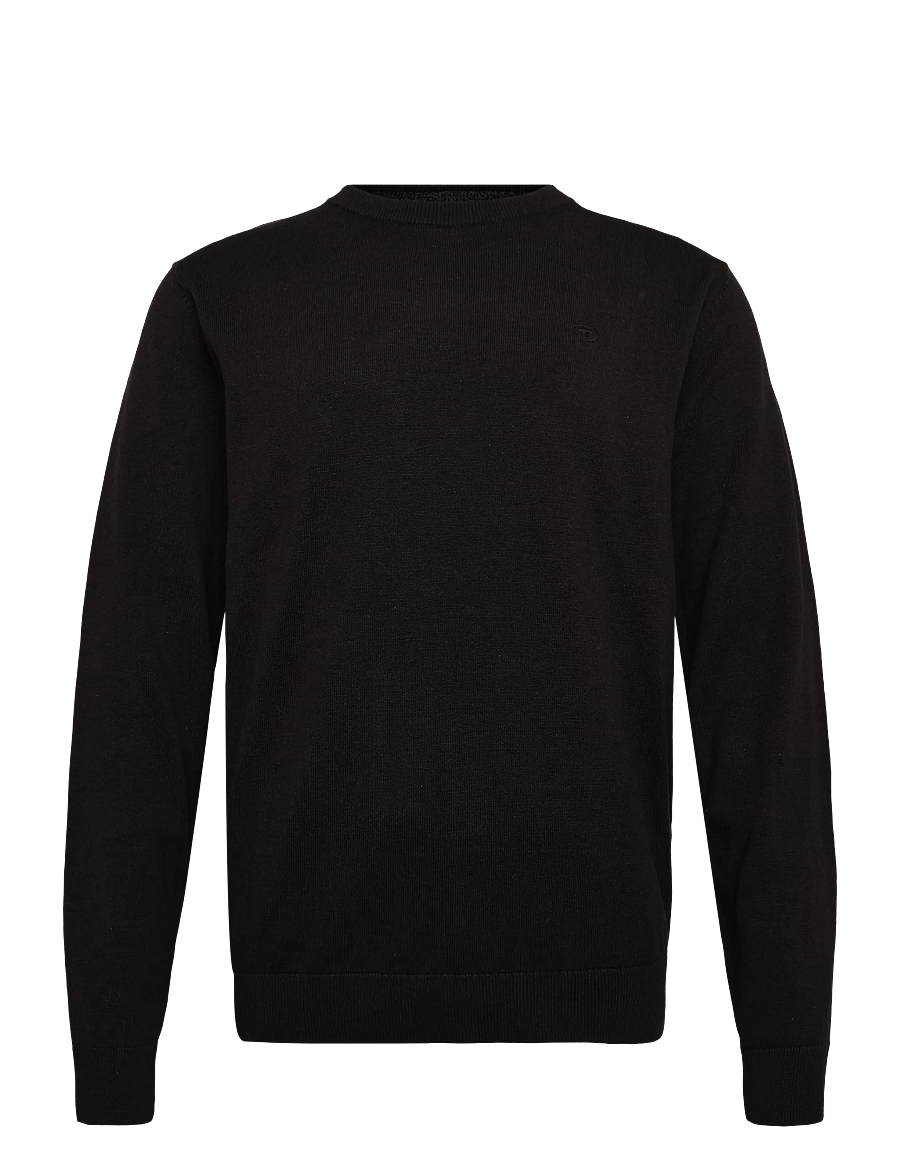 Tom Tailor - basic crewneck knit - rundhals - dark chocolate brown melange - 1