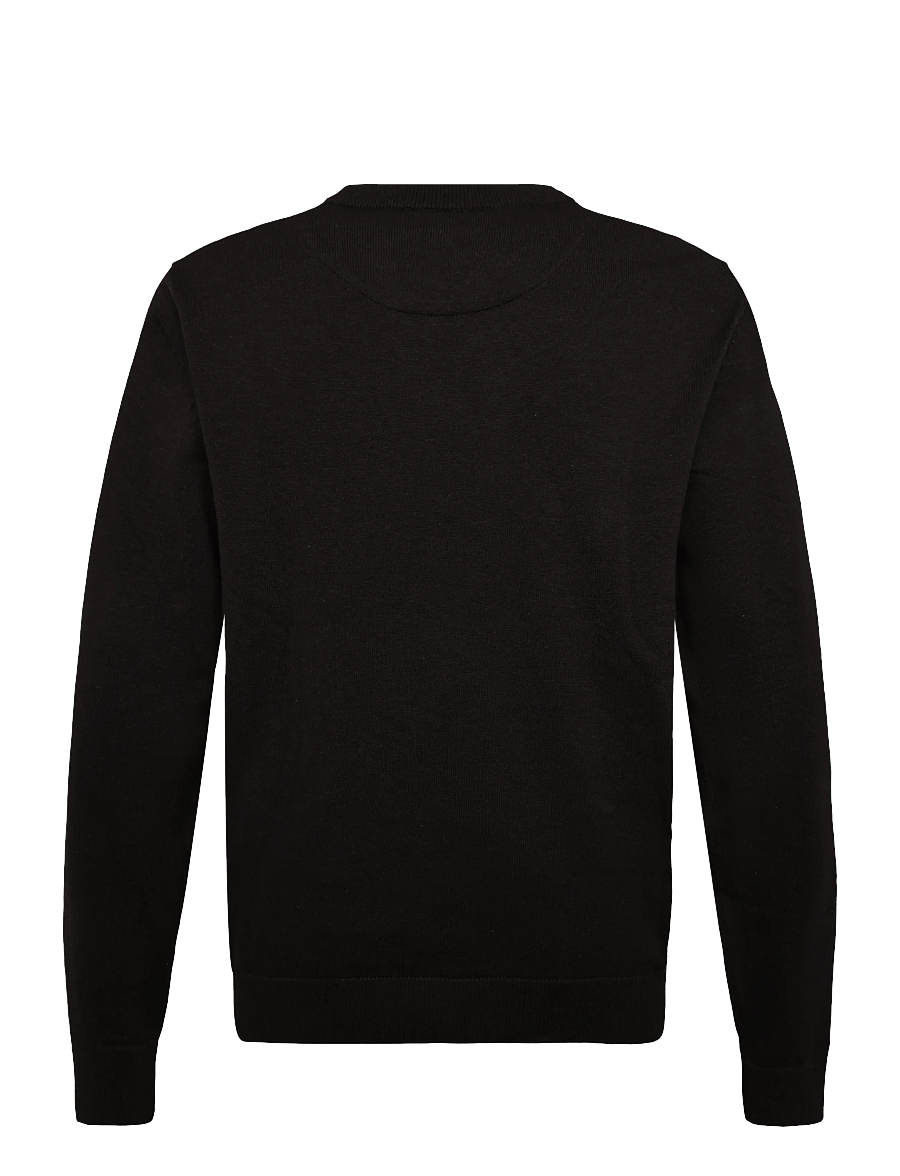 Tom Tailor - basic crewneck knit - rundhals - dark chocolate brown melange - 2