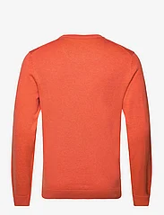 Tom Tailor - basic crewneck knit - rund hals - bright summer orange melange - 1