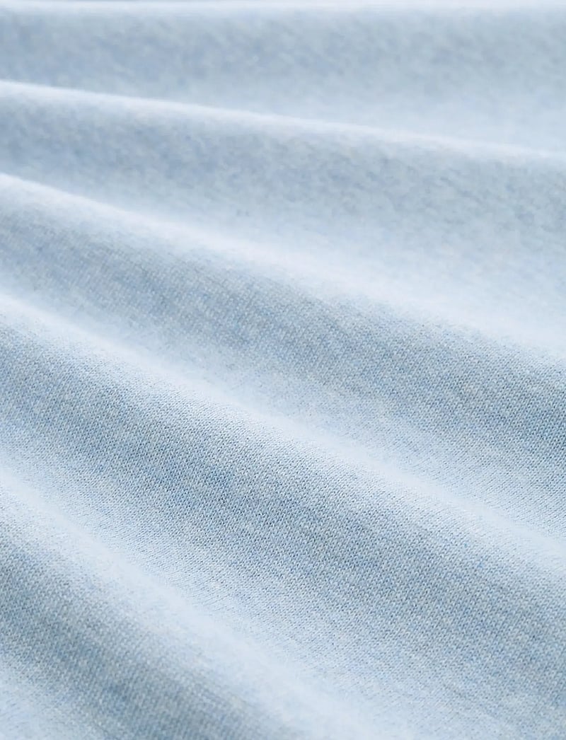 Tom Tailor - basic crewneck knit - rundhals - light metal blue melange - 5