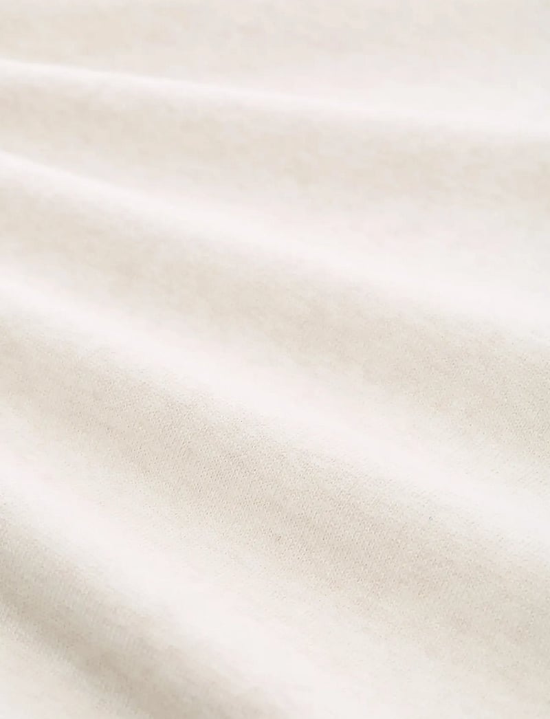 Tom Tailor - basic crewneck knit - rund hals - soft buttercream melange - 5