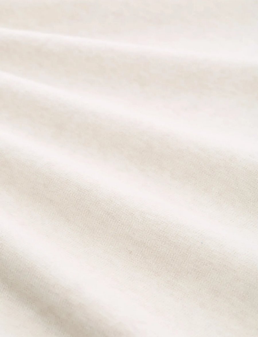 Tom Tailor - basic crewneck knit - rundhals - soft buttercream melange - 5