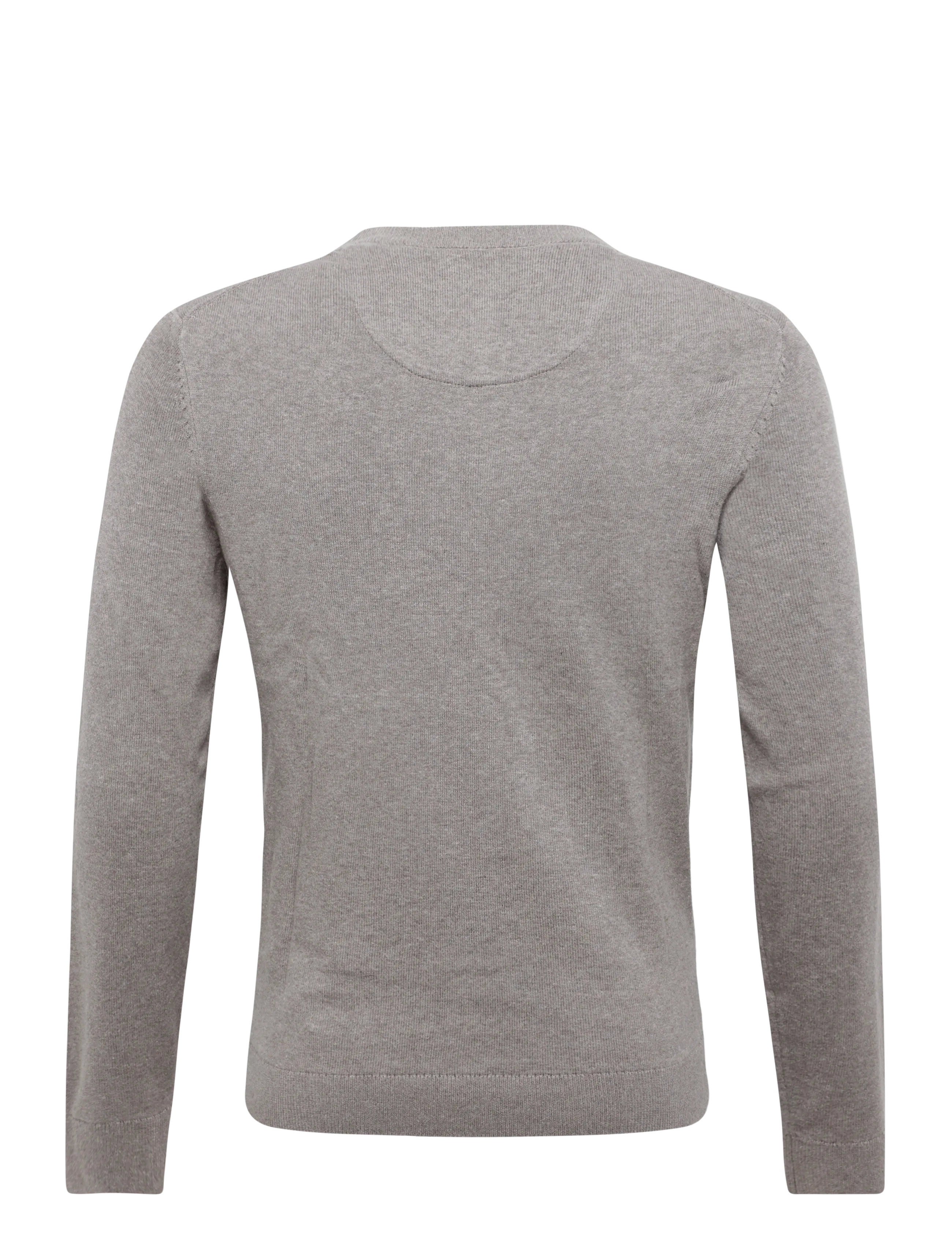 Tom Tailor - basic crewneck knit - rundhals - driftwood taupe melangÉ - 2