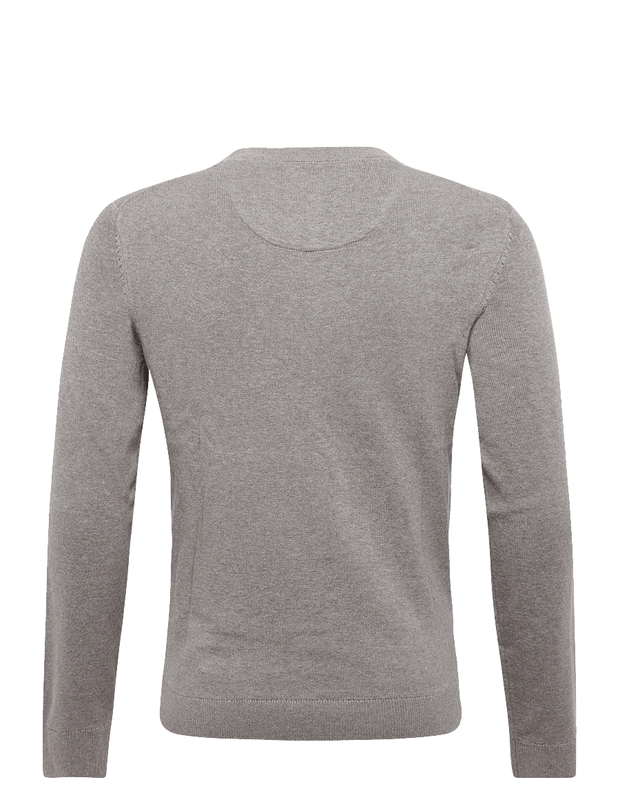 Tom Tailor - basic crewneck knit - rundhals - driftwood taupe melangÉ - 2