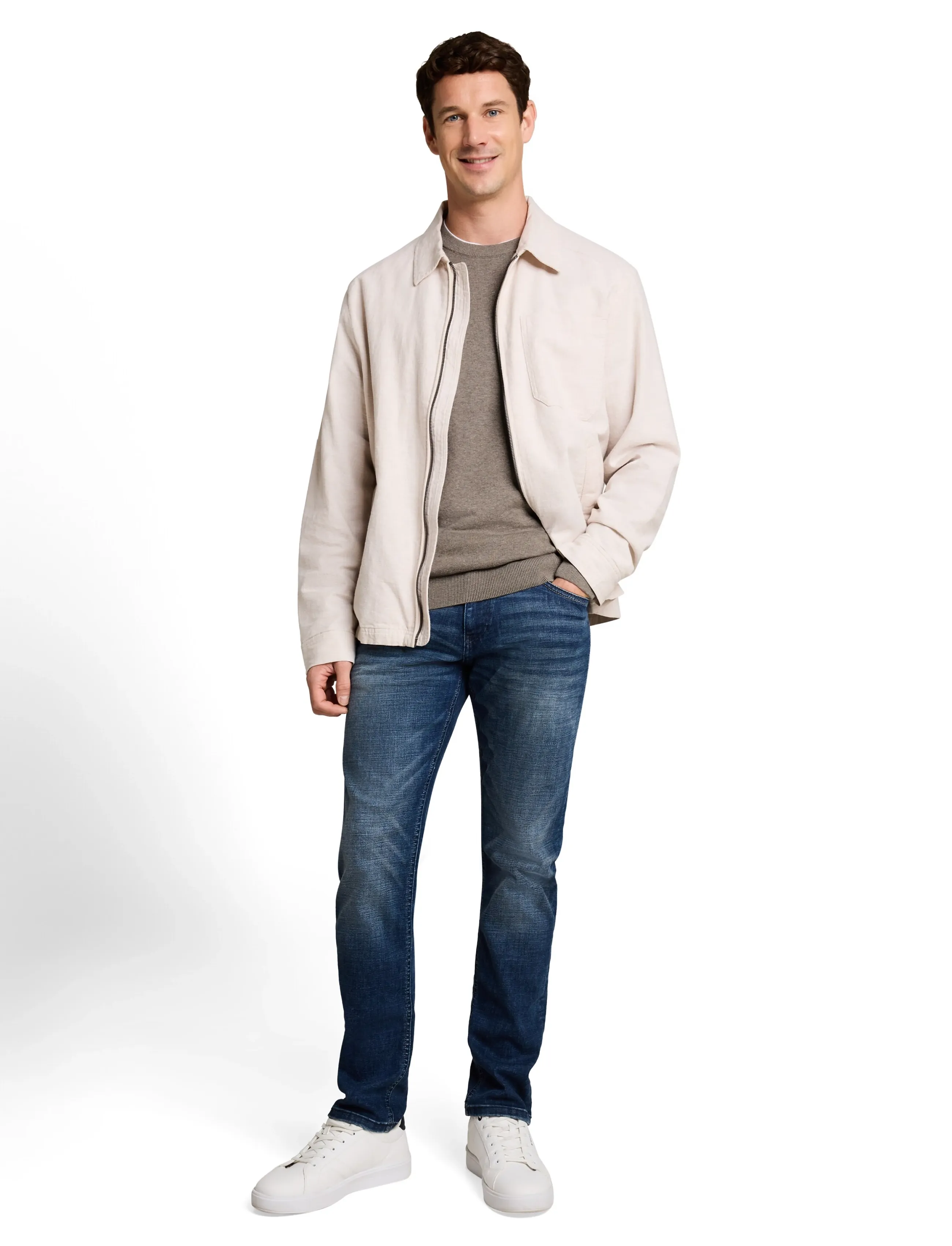 TOM TAILOR Basic Crewneck Knit stickade tröjor herr – bild 2