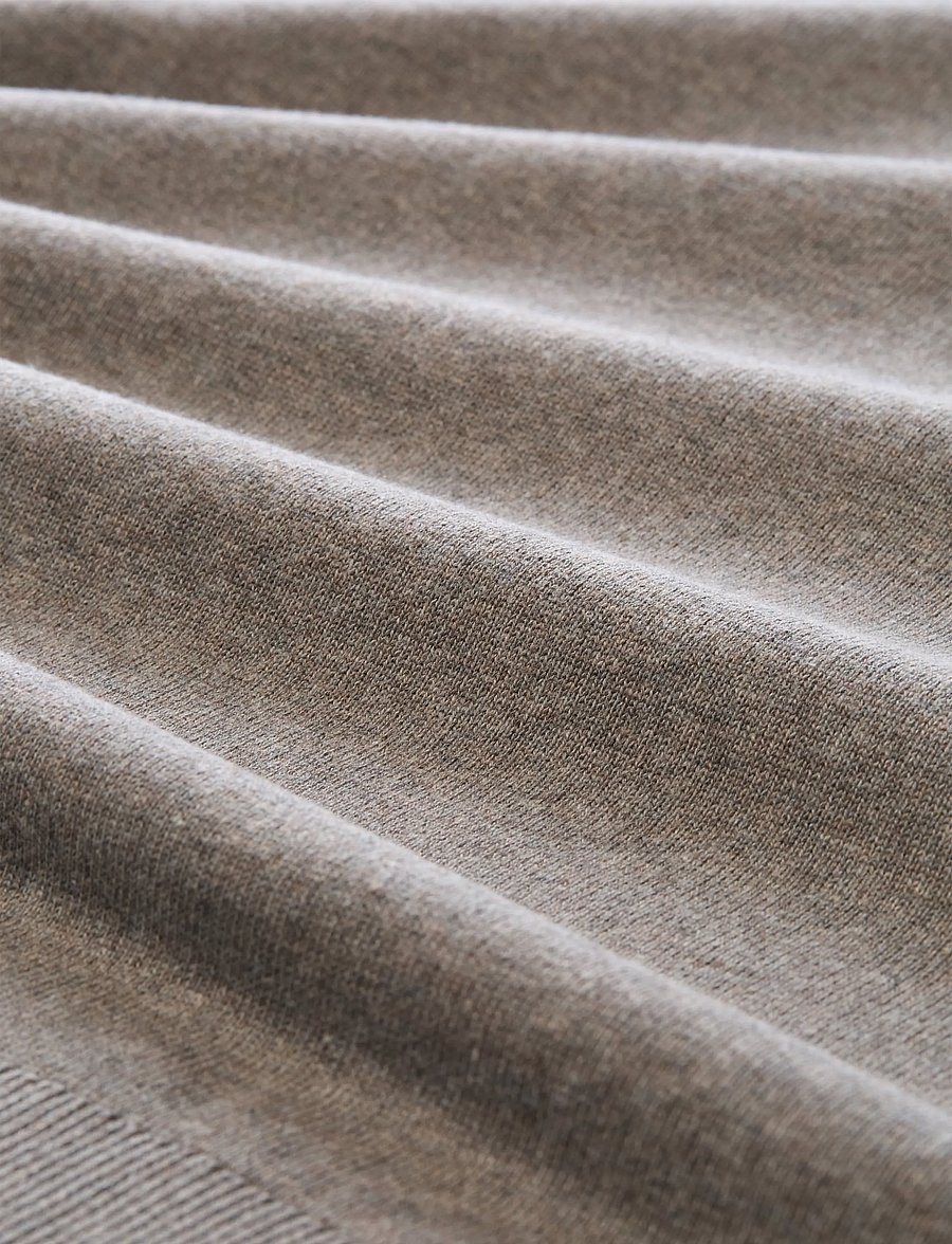 Tom Tailor - basic crewneck knit - round necks - driftwood taupe melangÉ - 5
