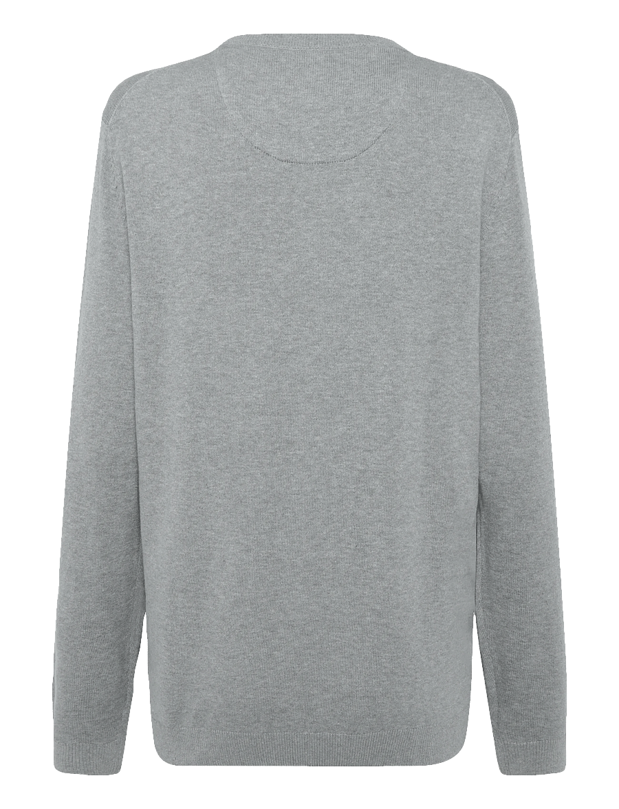 Tom Tailor - basic crewneck knit - rundhals - knit grey melange - 2
