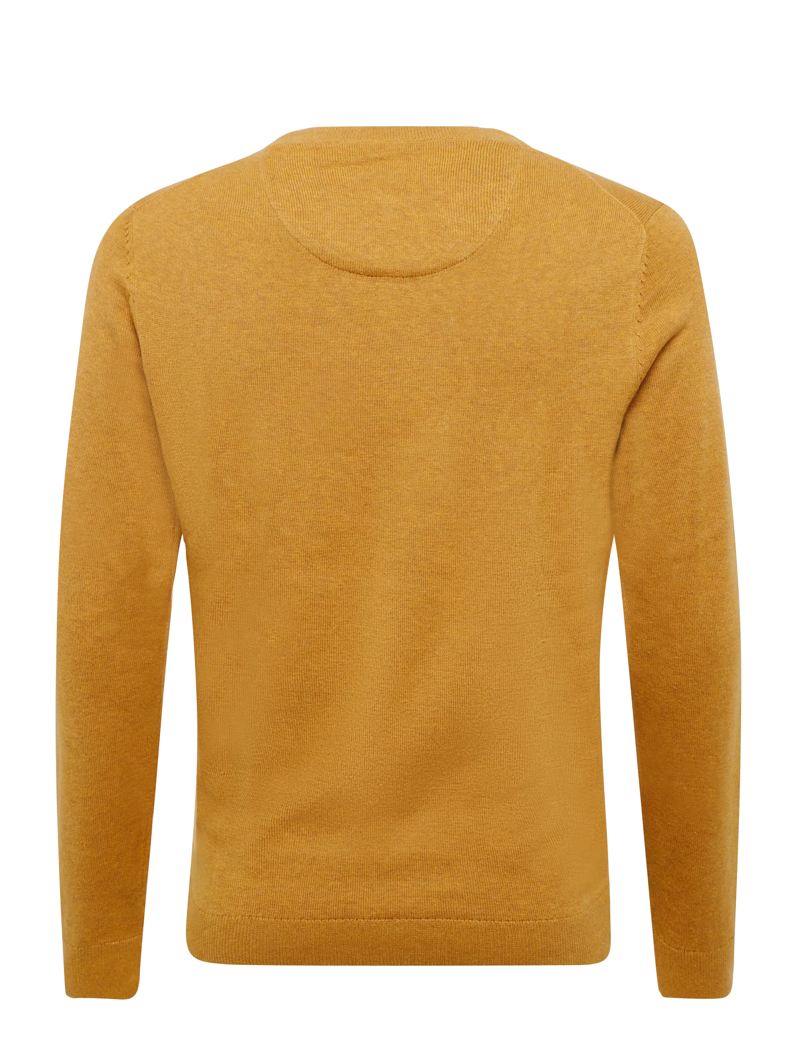 Tom Tailor - basic crewneck knit - rundhals - mustard melange - 2