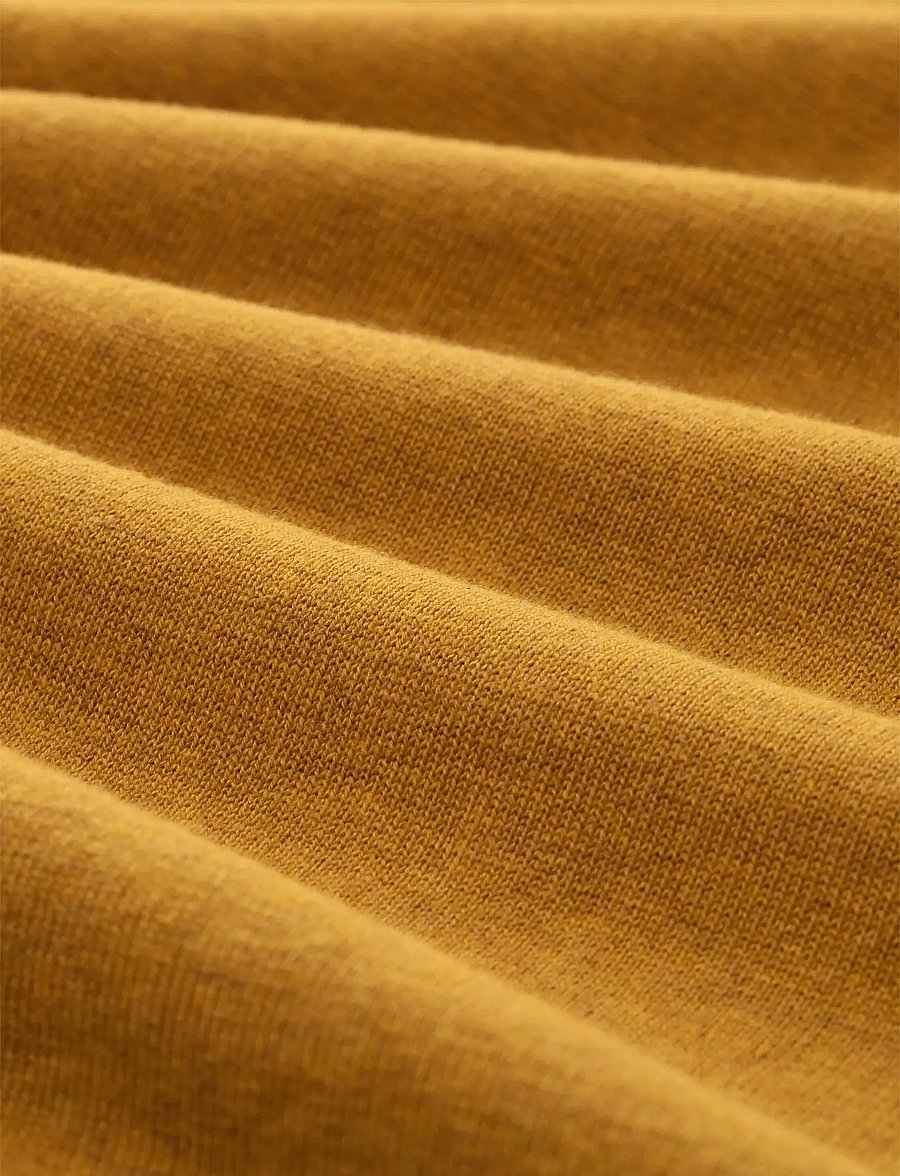Tom Tailor - basic crewneck knit - round necks - mustard melange - 5