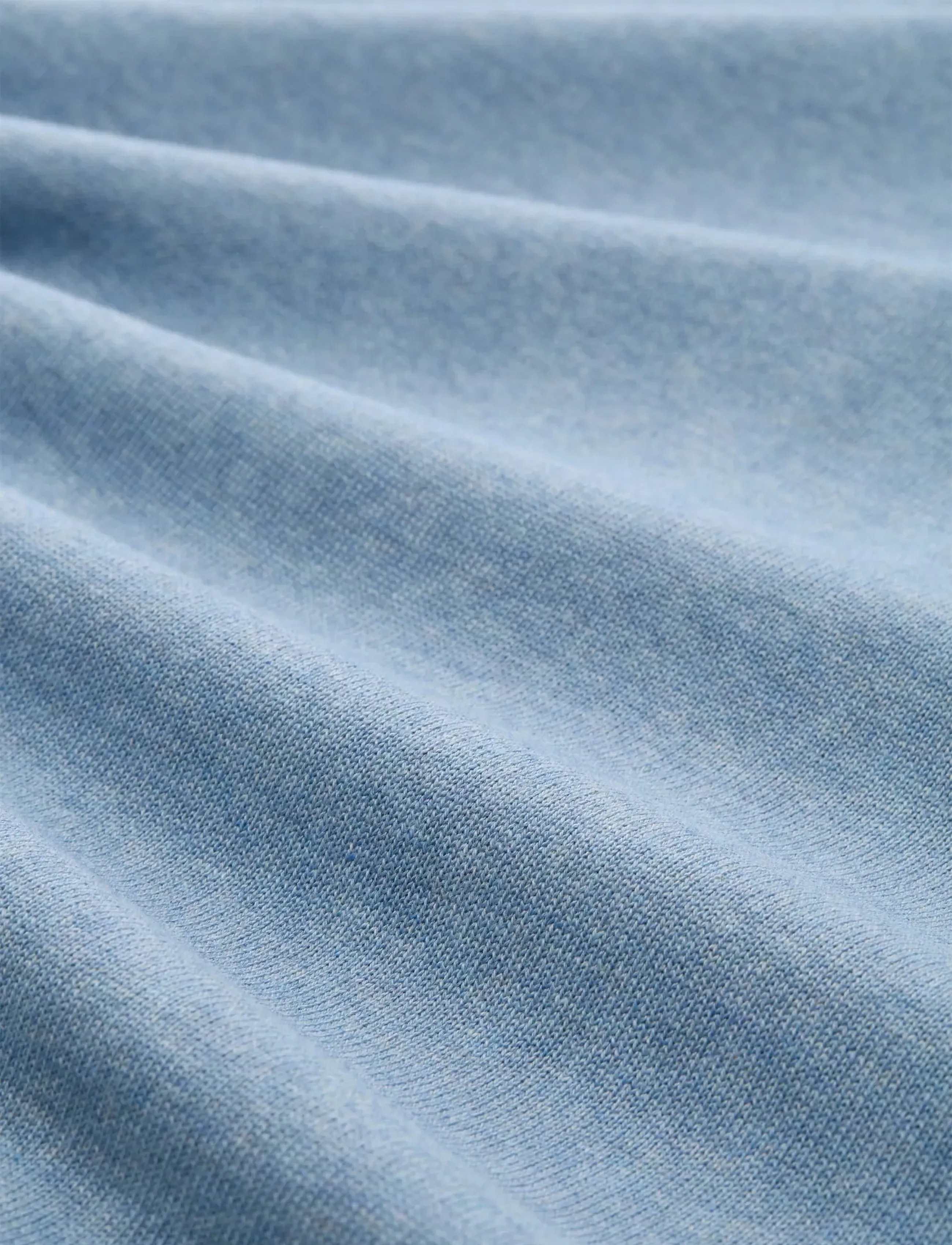 Tom Tailor - basic v-neck knit - v-necks - mountain spring blue melange - 5