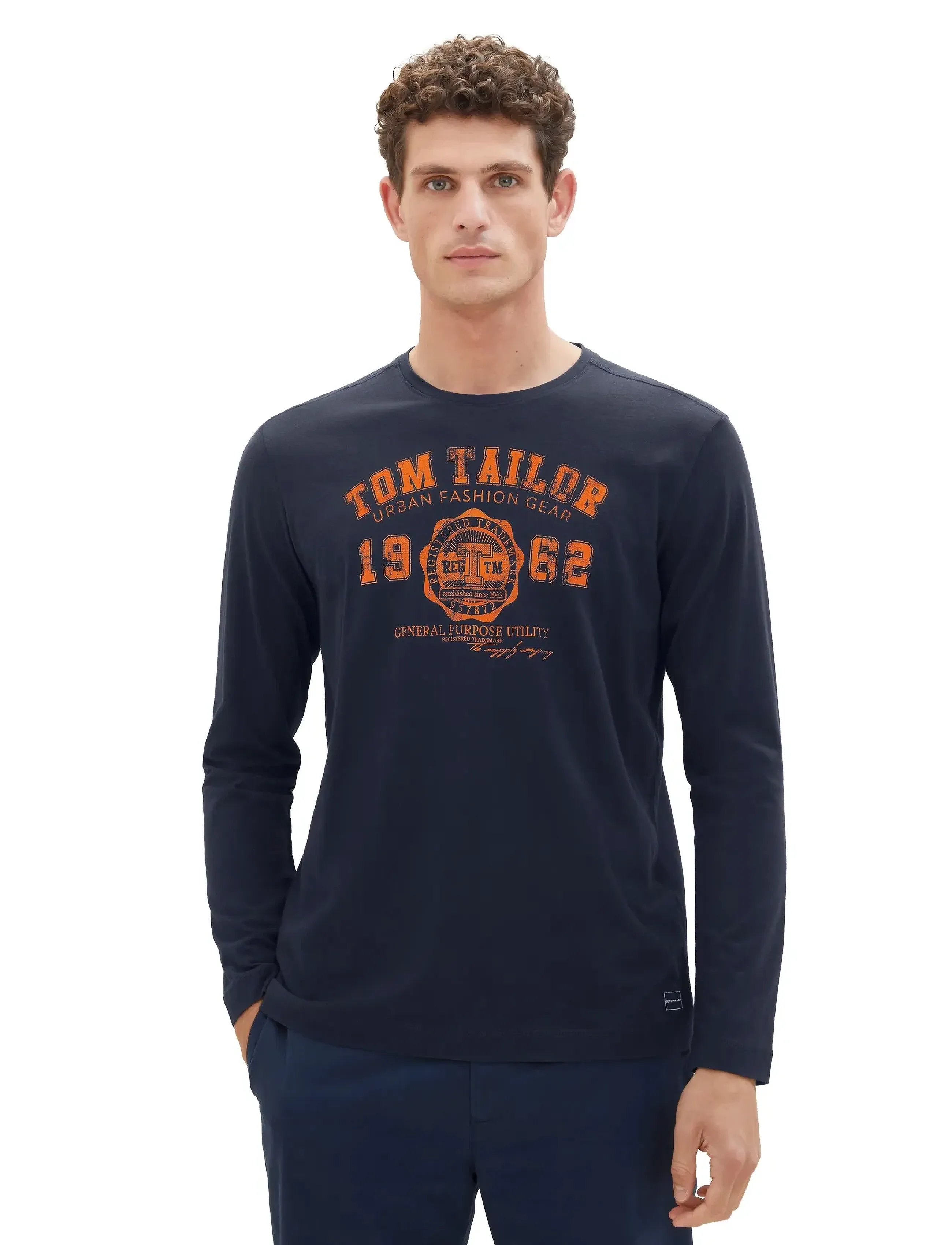 Tom Tailor - printed longsleeve - langärmelig - dark blue - 4