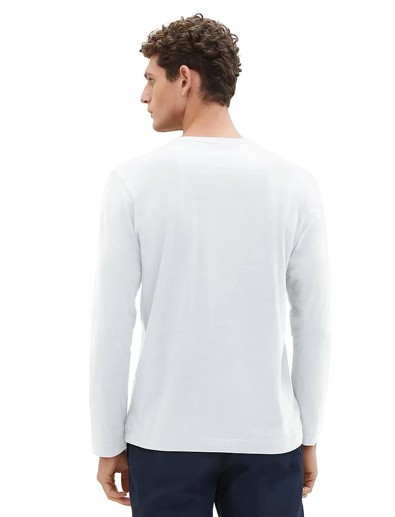 Tom Tailor - printed longsleeve - langærmede t-shirts - white 2 - 2