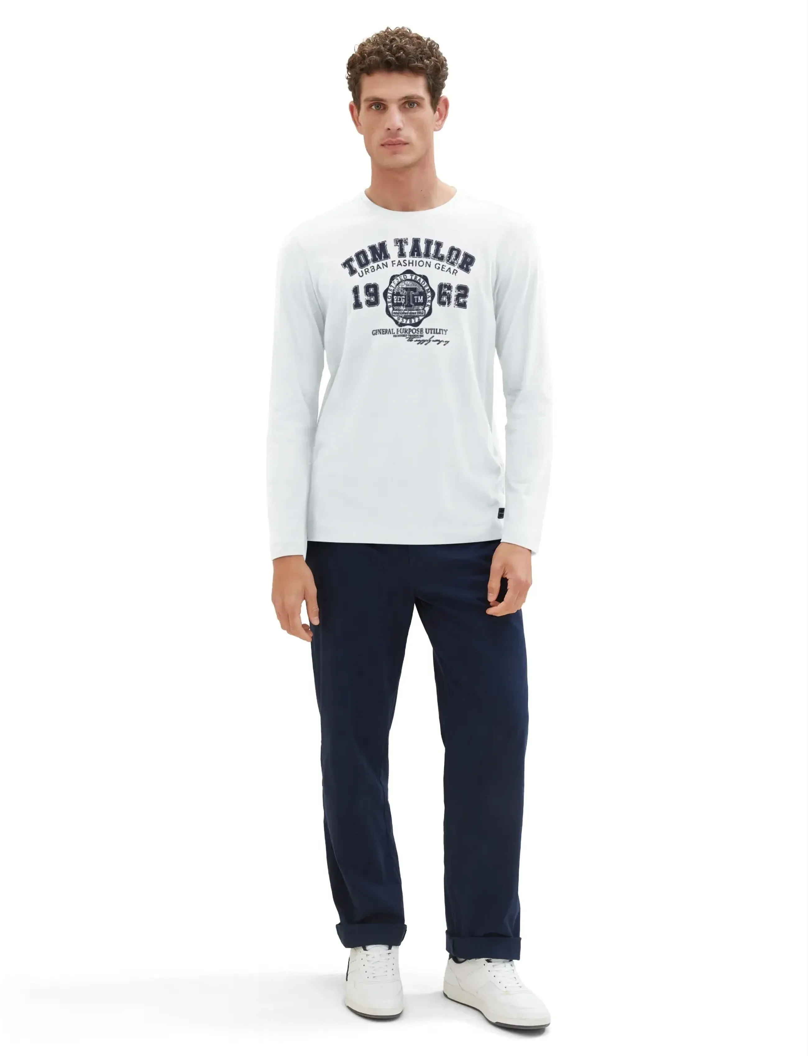 Tom Tailor - printed longsleeve - laveste priser - white 2 - 4