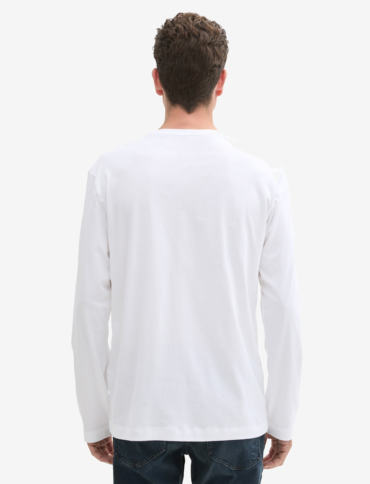 Tom Tailor - printed longsleeve - langærmede t-shirts - white - 2