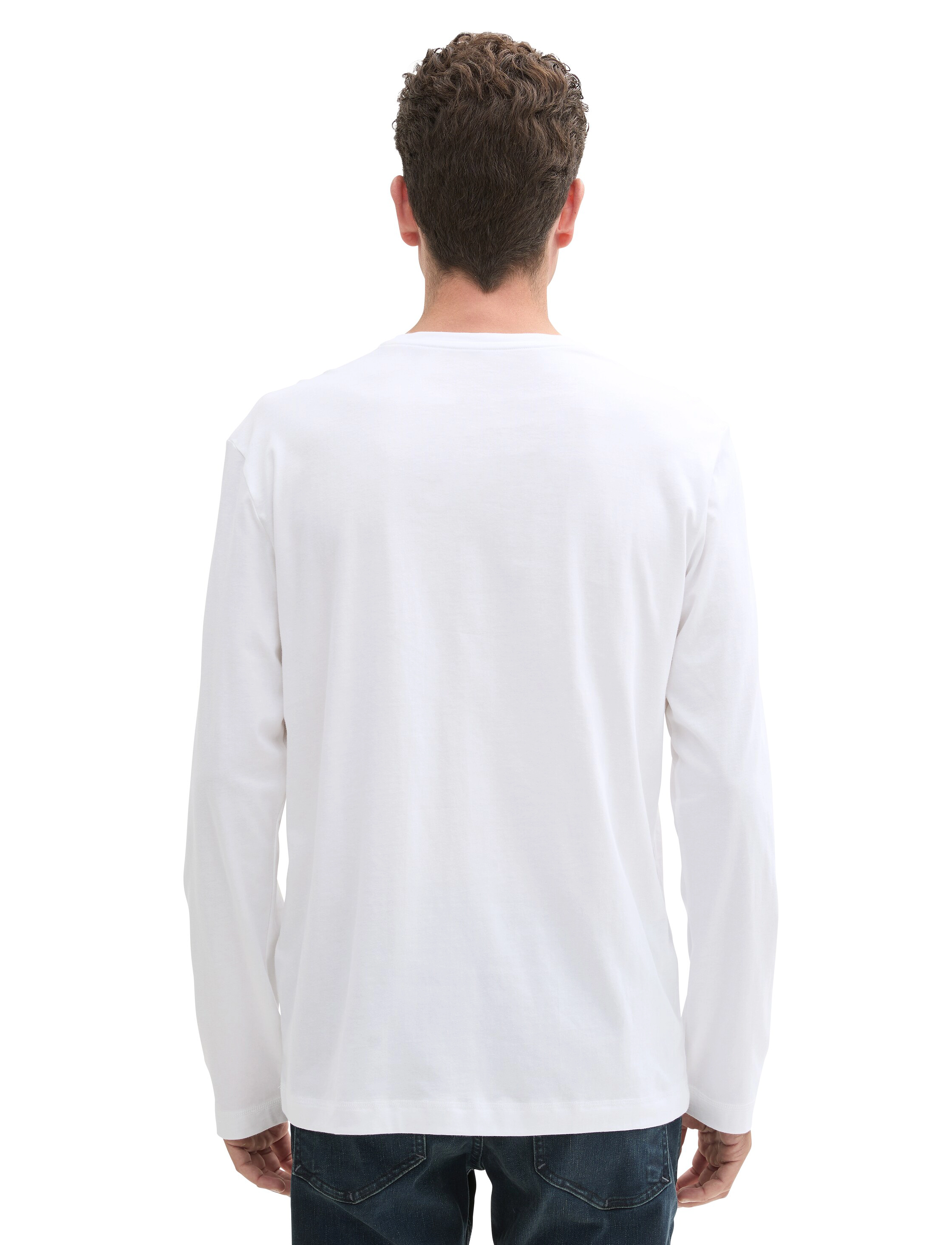 Tom Tailor - printed longsleeve - die niedrigsten preise - white - 2