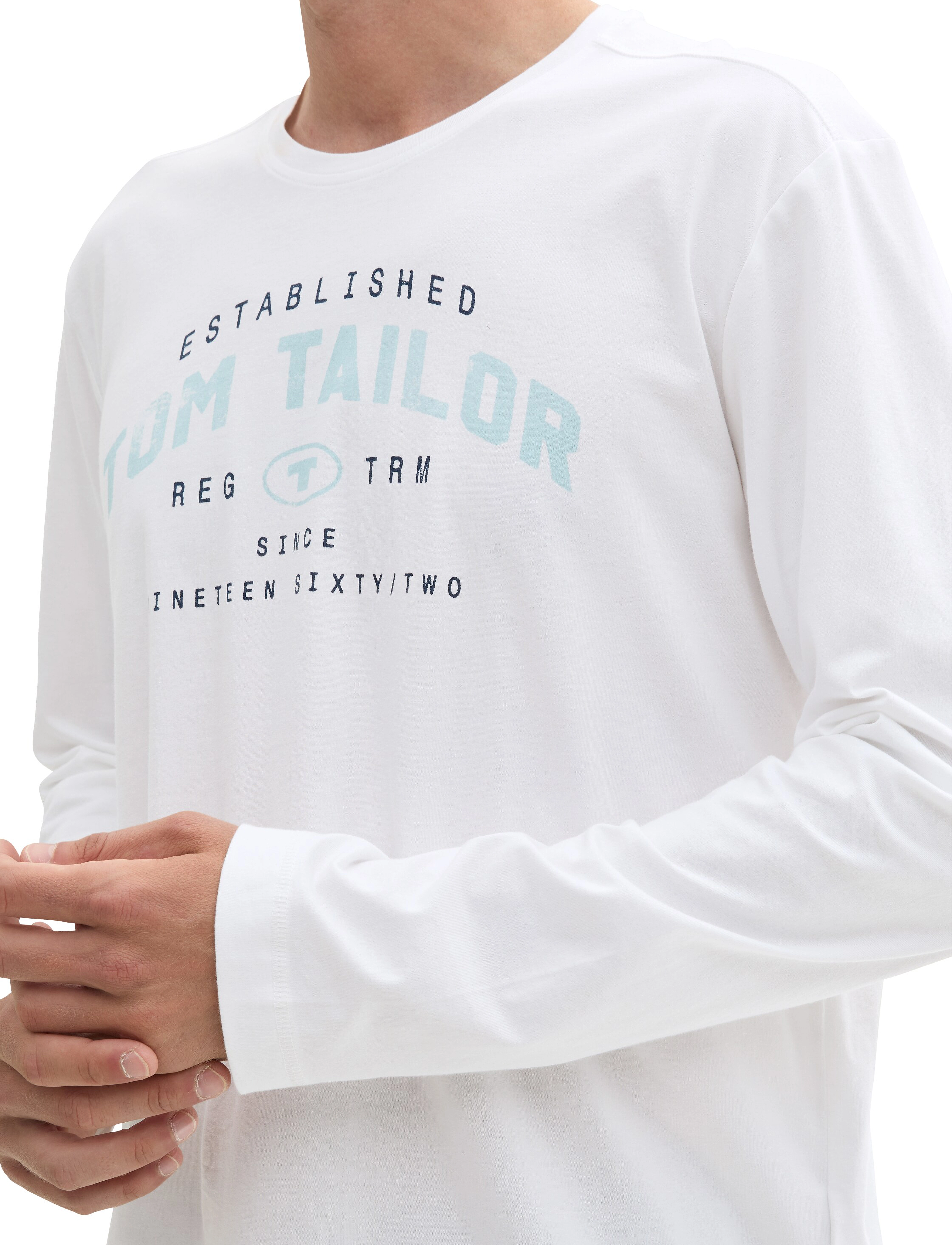Tom Tailor - printed longsleeve - die niedrigsten preise - white - 3
