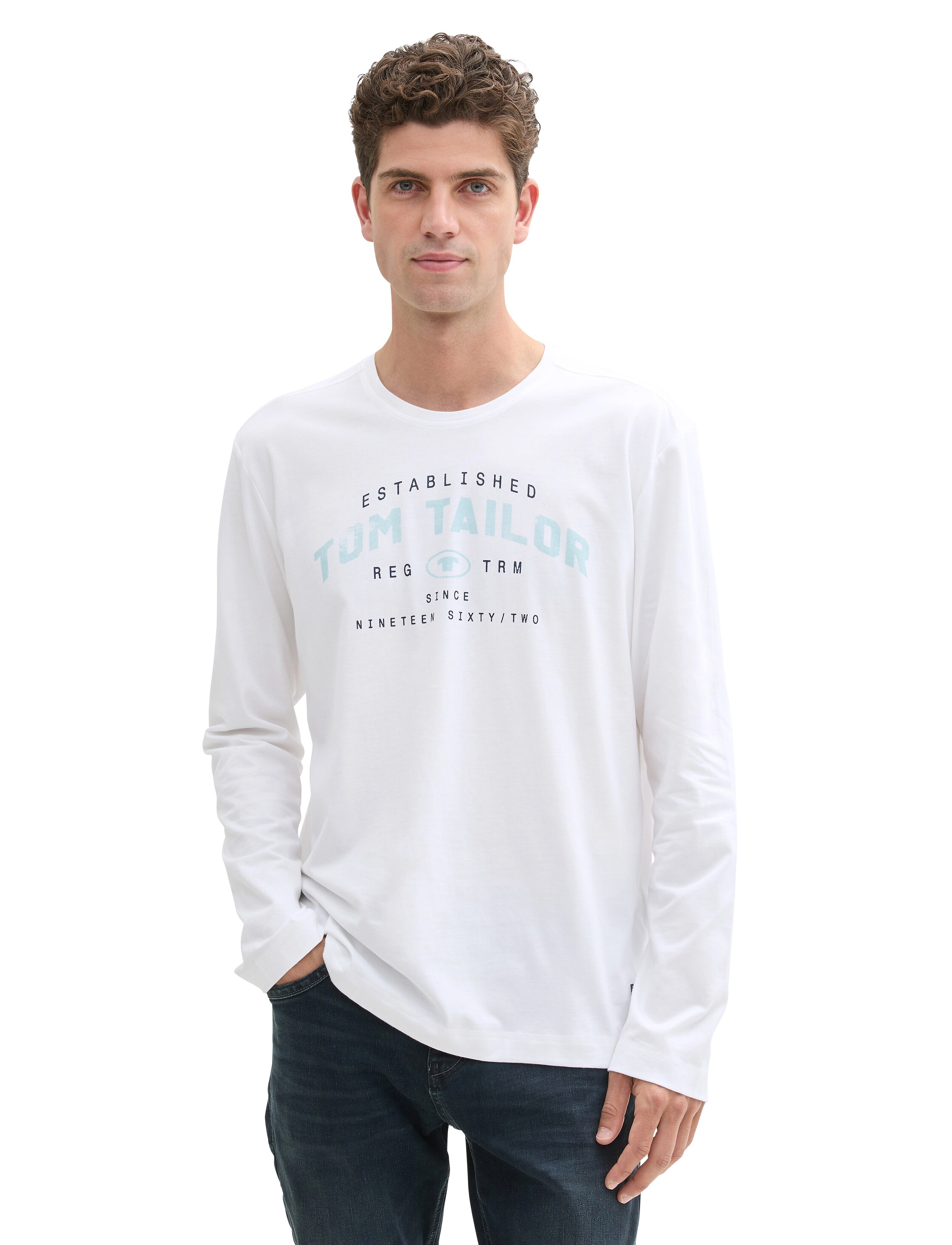 Tom Tailor - printed longsleeve - die niedrigsten preise - white - 4