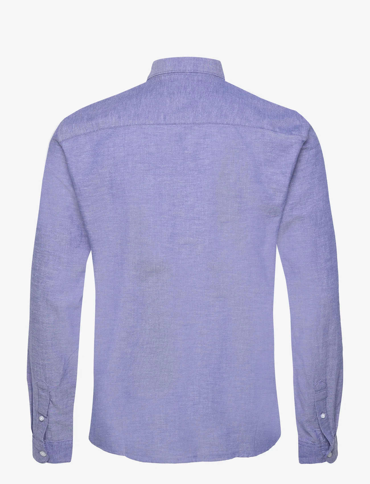 Tom Tailor - oxford shirt - laveste priser - royal blue chambray - 1