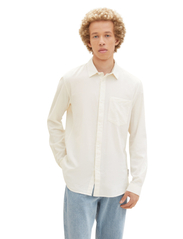 Tom Tailor - oxford shirt - die niedrigsten preise - wool white - 5