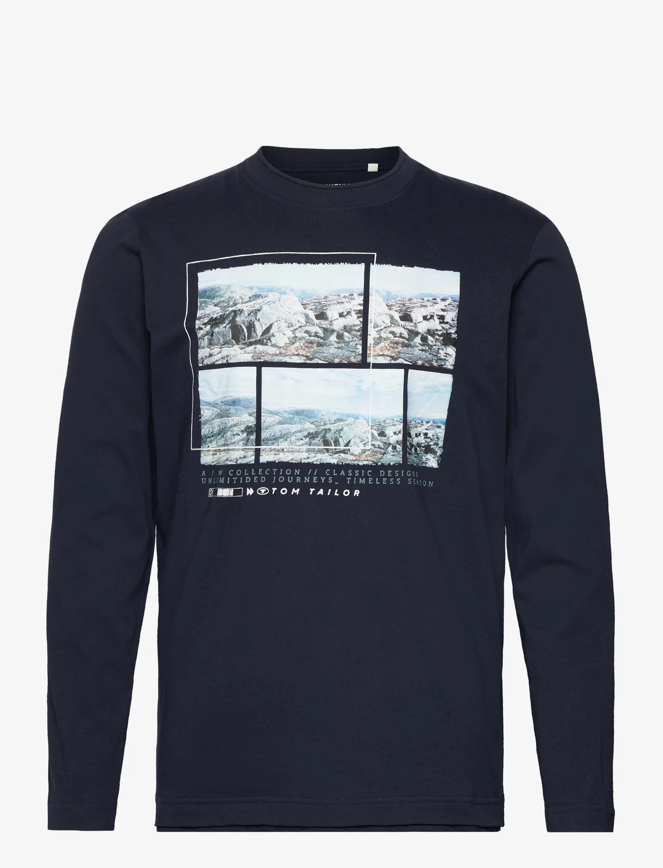 Tom Tailor - printed longsleeve - lowest prices - sky captain blue - 0