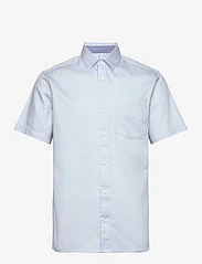 Tom Tailor - bedford shirt - kortärmade skjortor - light metal blue - 0