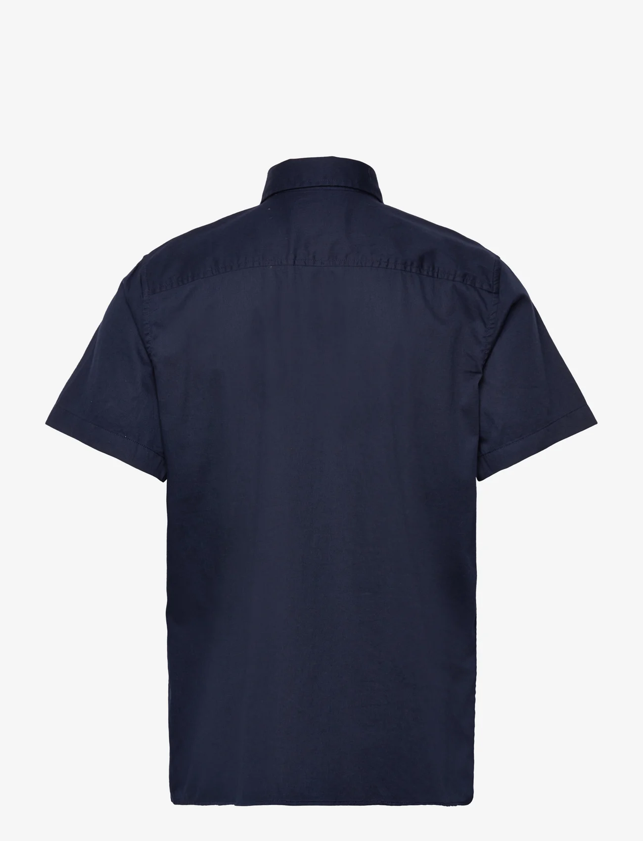 Tom Tailor - bedford shirt - kortärmade skjortor - sky captain blue - 1