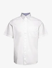 Tom Tailor - bedford shirt - kortermede skjorter - white - 0