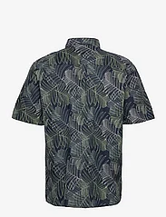 Tom Tailor - comfort printed shirt - short-sleeved shirts - navy multicolor leaf design - 1