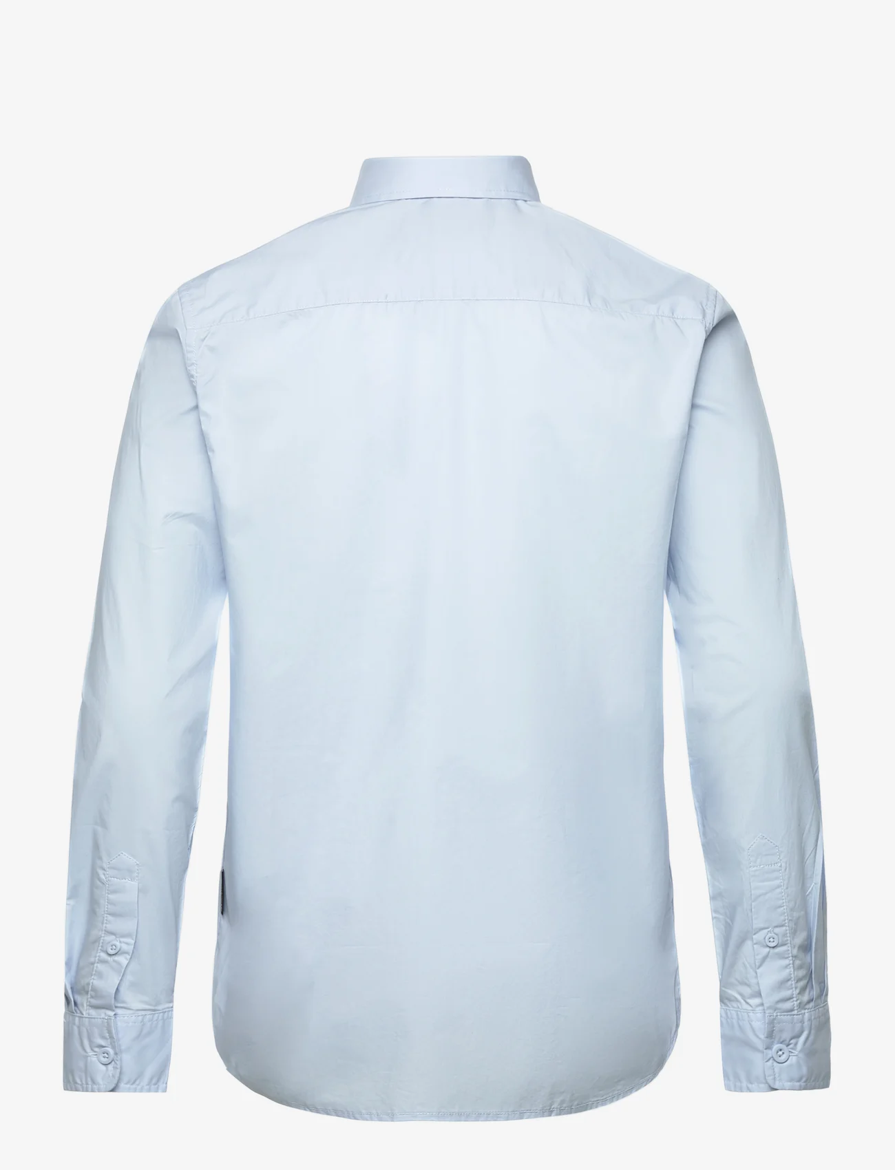 Tom Tailor - poplin shirt - basic skjorter - light metal blue - 1