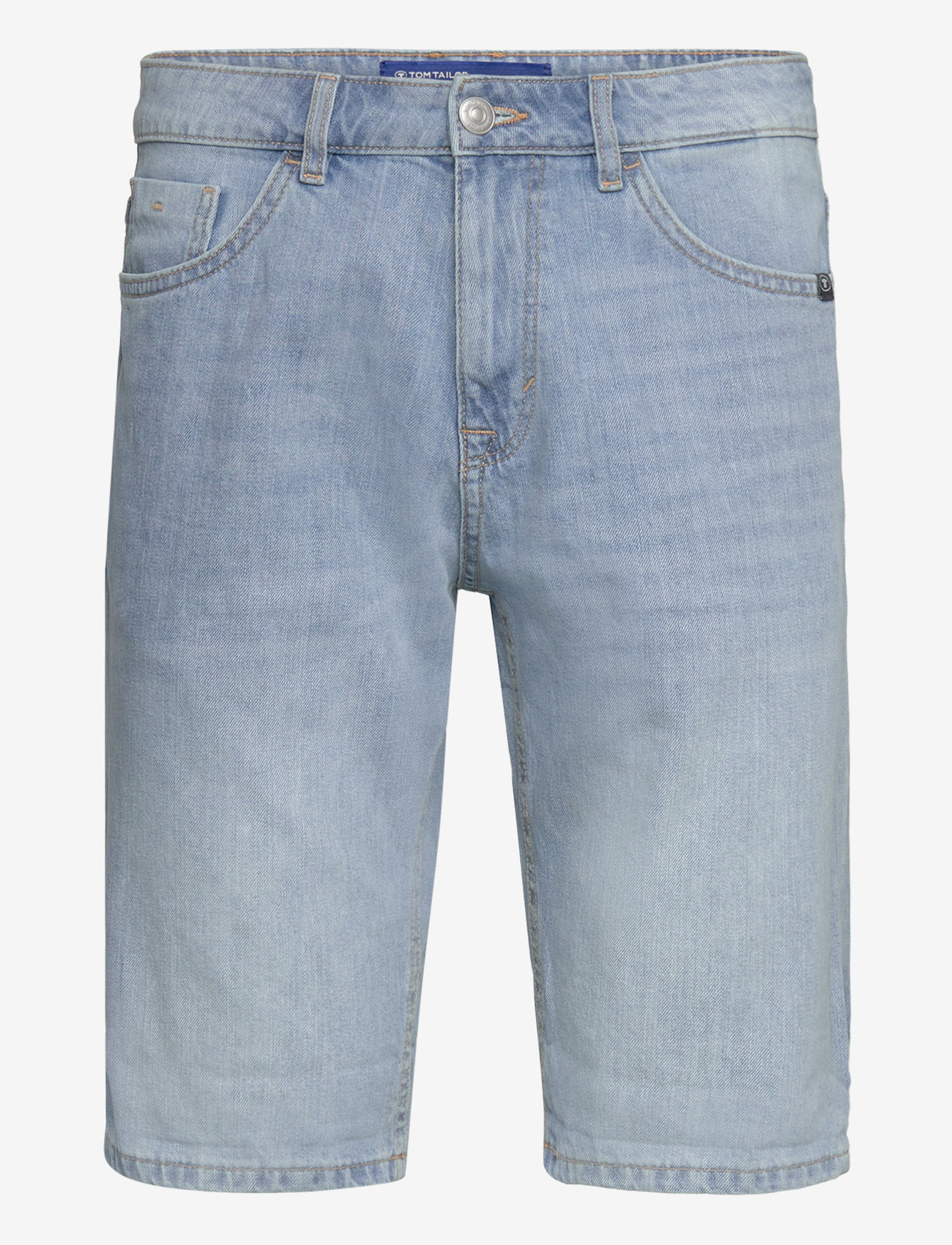 Tom Tailor - TOM TAILOR Josh shorts - clean bleached blue denim - 0