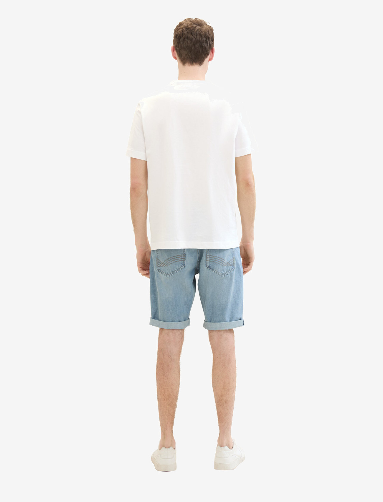 Tom Tailor - TOM TAILOR Josh shorts - clean bleached blue denim - 3
